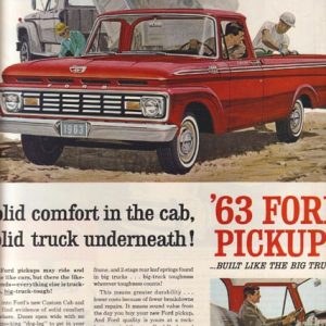 Ford Pickup Trucks Ad November 1962