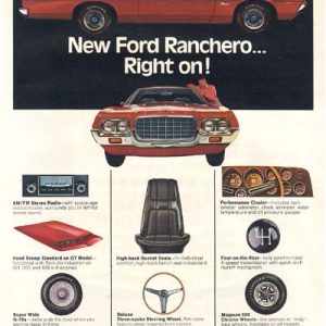 Ford Ranchero Ad 1972