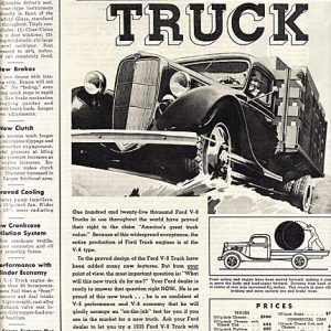 Ford Truck Ad 1935