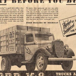 Ford Truck Ad November 1935