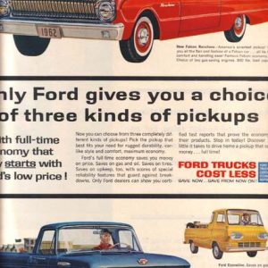 Ford Trucks Ad 1962