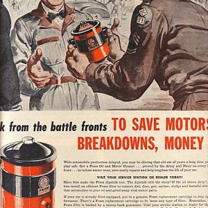 Fram Oil Filter Ad 1946