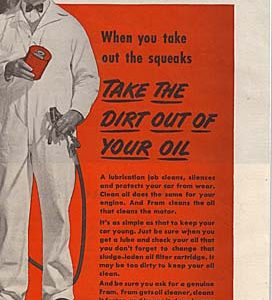 Fram Oil Filter Ad 1953