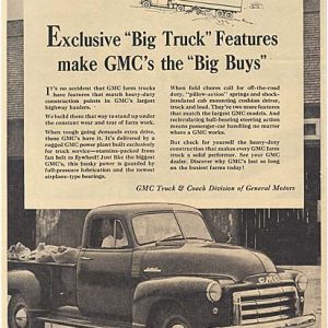 GMC Pickup Trucks Ad 1952