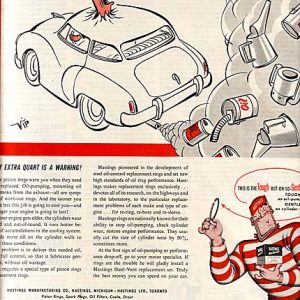 Hastings Piston Rings Ad 1953