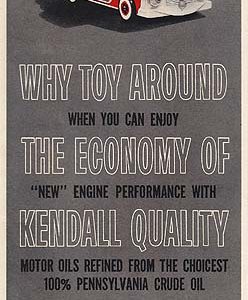 Kendall Oil Ad 1962