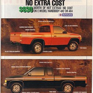 Nissan Pickup Truck Ad 1987