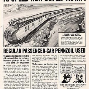 Pennzoil Oil Ad 1934