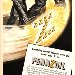 Pennzoil Oil Ad 1944