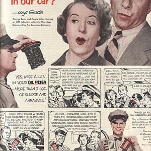 Purolator Oil Filter Ad 1952