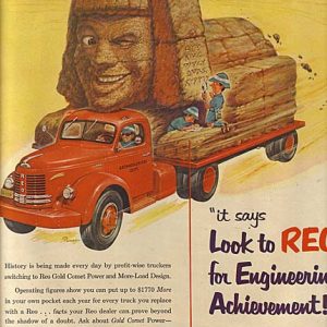 Reo Trucks Ad April 1952