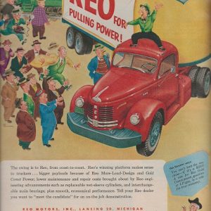 Reo Trucks Ad October 1952