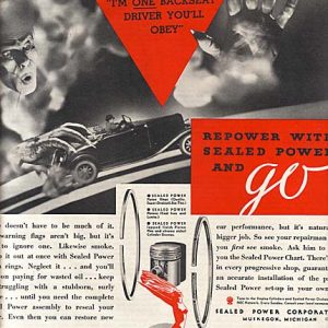 Sealed Power Piston Rings Ad 1933