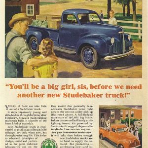 Studebaker Pickup Truck Ad 1946
