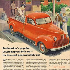 Studebaker Truck Ad 1945