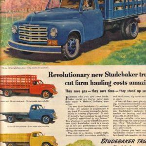 Studebaker Truck Ad April 1949