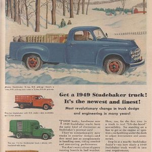 Studebaker Truck Ad January 1949