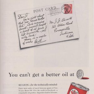 Texaco Oil Ad 1938