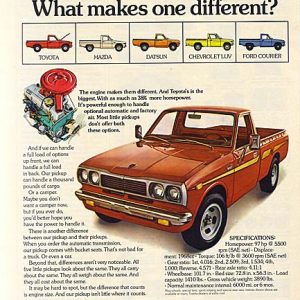 Toyota Truck Ad 1973