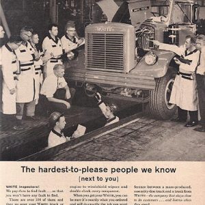 White Trucks Ad 1962