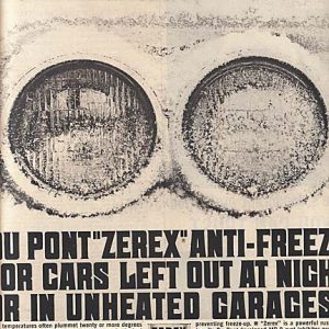 Zerex Antifreeze Ad 1961