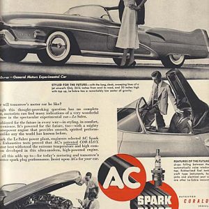 AC Spark Plugs Ad 1952