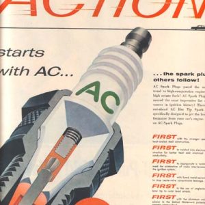 AC Spark Plugs Ad 1956