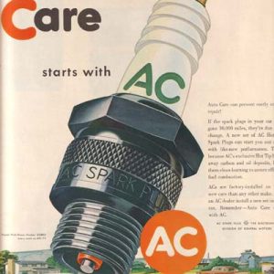 AC Spark Plugs Ad 1958