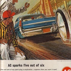 AC Spark Plugs Ad April 1963