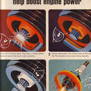 AC Spark Plugs Ad February 1965