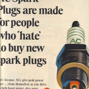 AC Spark Plugs Ad November 1965