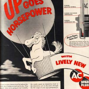 AC Spark Plugs Ad October 1954