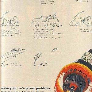 AC Spark Plugs Ad October 1966