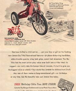 AMF Tricycle Ad 1954