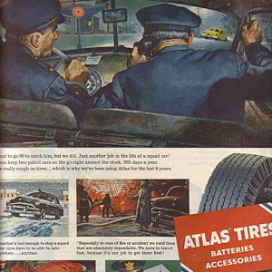 Atlas Tires Ad 1953