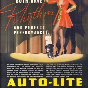 Autolite Spark Plugs Ad 1937