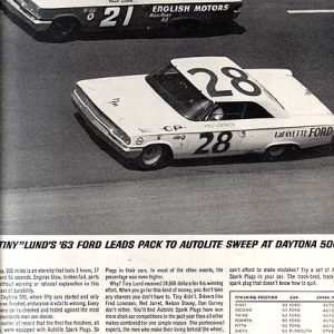 Autolite Spark Plugs Ad March 1963