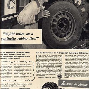 BF Goodrich Tires Ad 1942