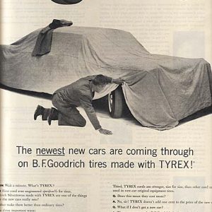 BF Goodrich Tires Ad October 1958