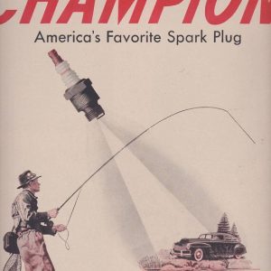 Champion Spark Plugs Ad 1948