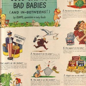 Clapp's Baby Food Ad 1943