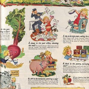 Clapp's Baby Food Ad 1944