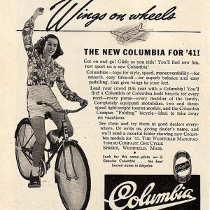 Columbia Bicycle Ad 1941