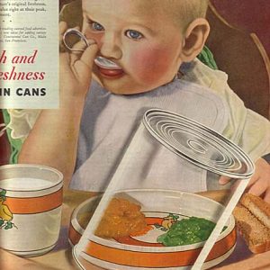 Continental Can Baby Food Ad 1935