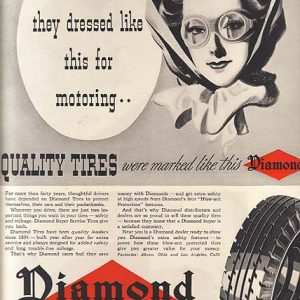 Diamond Tires Ad 1957