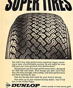 Dunlop Tires Ad 1968