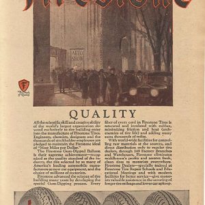 Firestone Tires Ad 1927