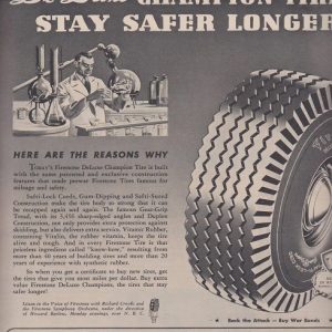 Firestone Tires Ad 1944