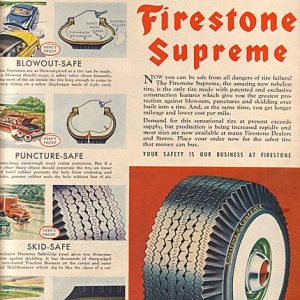 Firestone Tires Ad 1953