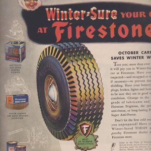 Firestone Tires Ad October 1944